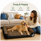 DogBedHouse Cozy Plush & Washable Dog Bed