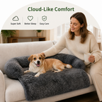 DogBedHouse Plush Neck Pillow Pet Sofa Bed (Removable Cover)