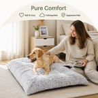 DogBedHouse Gradient Plush Fleece Dog Bed