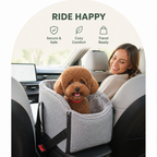 DogBedHouse Buckle-Secure & Portable Polyester Pet Car Seat