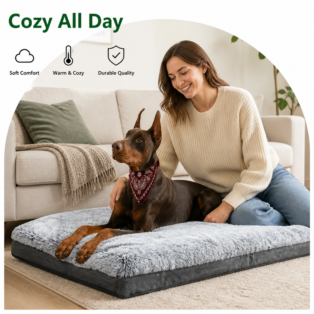 DogBedHouse Warm Polyester Fiber Dog Bed (Pre-Assembled)