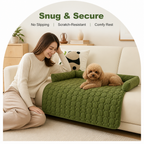 DogBedHouse Non-Slip & Scratch-Resistant Plush Pet Mat