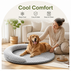 DogBedHouse Polka Dot Cooling & Washable Cover Dog Bed
