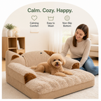 DogBedHouse Calming Washable & Non-Slip Sofa Bed (Removable Cover)