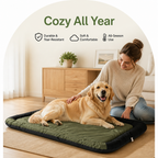 DogBedHouse Tear-Resistant Polyester All-Season Dog Bed