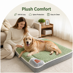 DogBedHouse Four-Season Plush & Washable Dog Sleeping Mat (Removable Floor Mat)