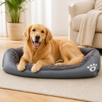 DogBedHouse Blue Star Easy-Clean Polyester Dog Mat