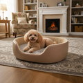 DogBedHouse Orthopedic High-Density Sponge Dog Bed (Removable Washable Cover)