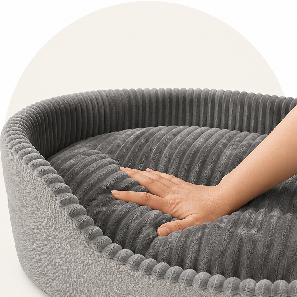 DogBedHouse Washable Double-Sided All-Season Dog Bed (Detachable Mat)