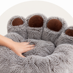 DogBedHouse Plush & Non-Slip Bear Paw Pet Bed