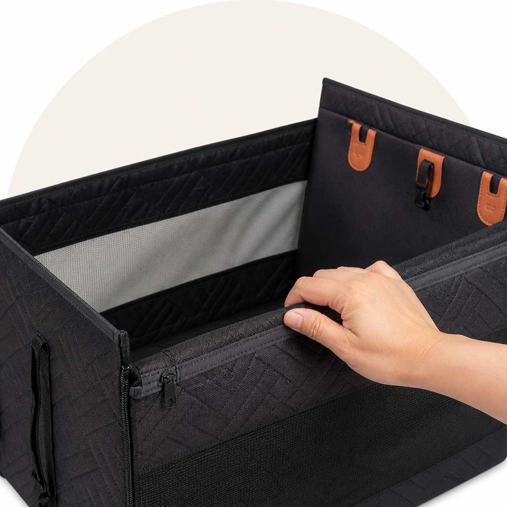 DogBedHouse Durable Hammock-Style Car Seat Extender