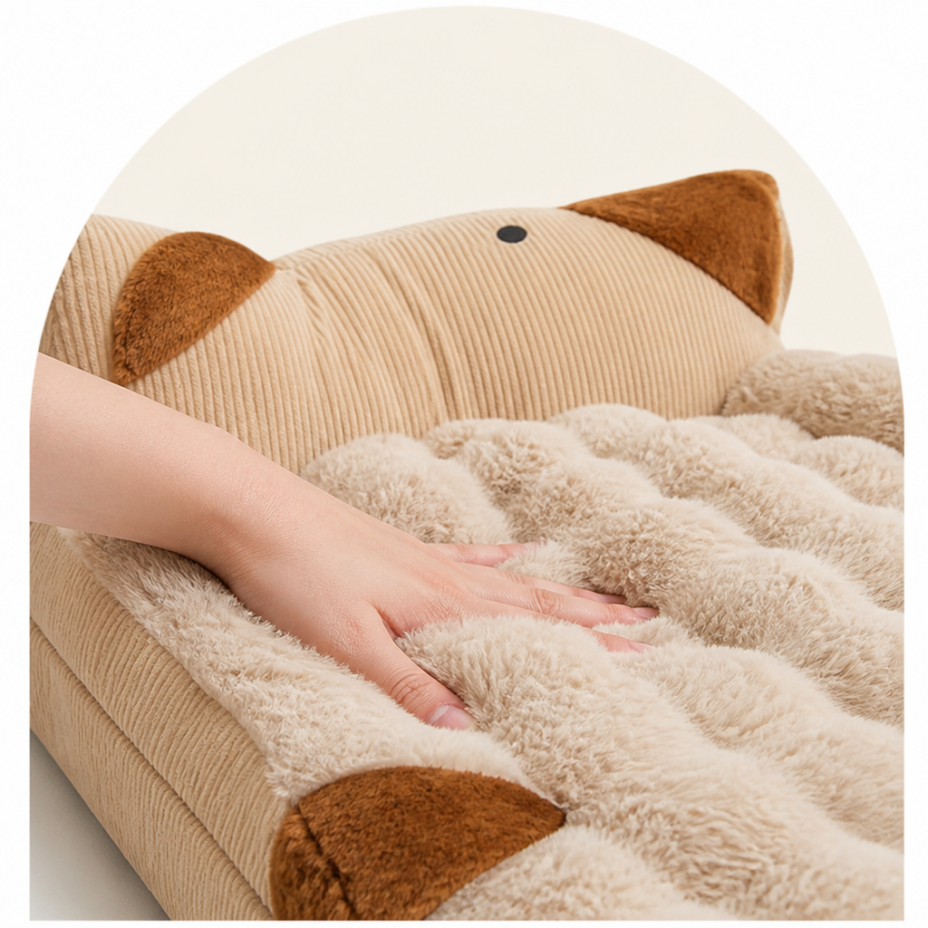 DogBedHouse Calming Washable & Non-Slip Sofa Bed (Removable Cover)