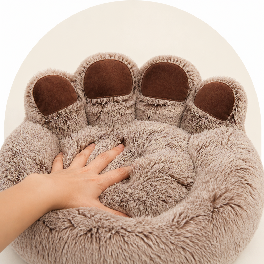 DogBedHouse Warm Plush & Thickened Polyester Pet Bed
