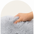 DogBedHouse Thick Fleece Lined & Washable Pet Mat (Removable Cover)