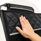 DogBedHouse Oxford Fabric & Machine-Washable Car Seat Extender (Storage Pocket)