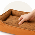DogBedHouse Bite-Resistant Bamboo-Mat Dog House (Pre-Assembled)