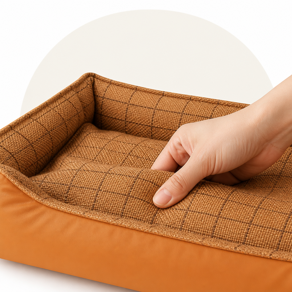 DogBedHouse Bite-Resistant Bamboo-Mat Dog House (Pre-Assembled)