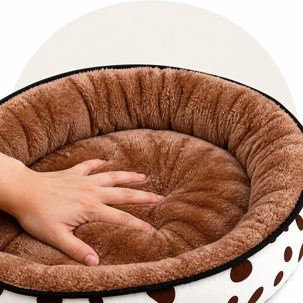 DogBedHouse Cozy Plush Polyester & Detachable Cover Pet Bed