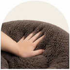 DogBedHouse Plush Donut Bolster Bed