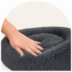 DogBedHouse Calming Plush Donut Dog Bed
