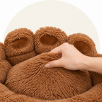 DogBedHouse Bear Paw Plush & Non-Slip Dog Bed