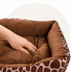 DogBedHouse Plush Polyester Dog Bed (Multiple Sizes)