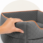DogBedHouse Thick Padded Dog Booster Seat (Removable & Washable Cover)