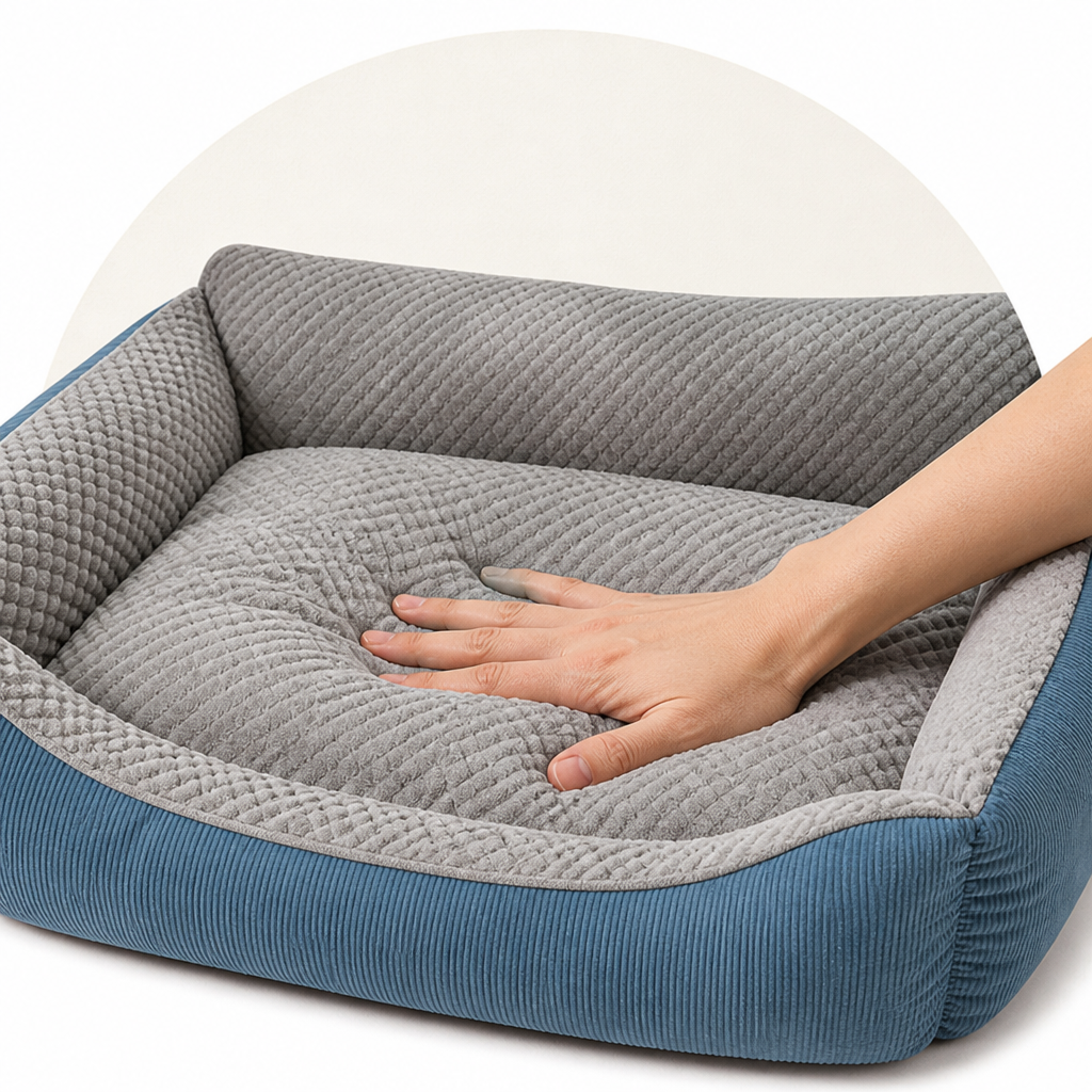 DogBedHouse Plush High-Back & Thick Padding Pet Sofa Bed