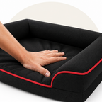 DogBedHouse Orthopedic Egg-Crate Foam & Non-Slip Dog Bed (Removable Washable Cover)