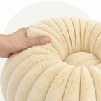 DogBedHouse Round Plush Sherpa Dog Bed (Multiple Sizes & Colors)