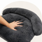 DogBedHouse Plush Neck Pillow Pet Sofa Bed (Removable Cover)