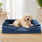DogBedHouse Orthopedic Support Foam & Anti-Skid Bottom Dog Bed (Detachable Cover)