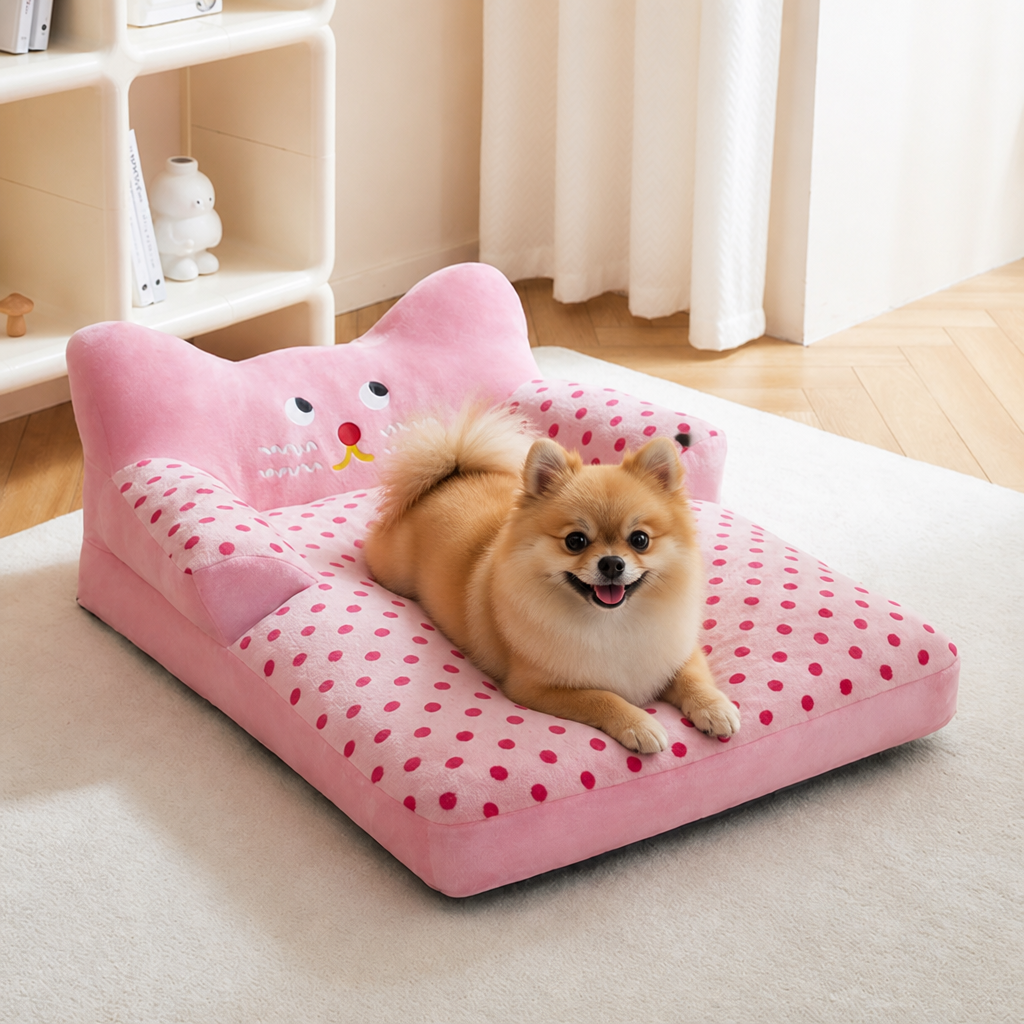 DogBedHouse Calming Washable & Non-Slip Sofa Bed (Removable Cover)