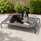 DogBedHouse Elevated Cooling & Chew-Resistant Dog Bed