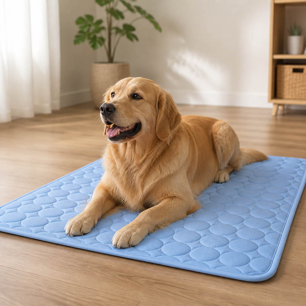 DogBedHouse Ice-Silky Breathable & Non-Electric Dog Cooling Pad