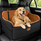 DogBedHouse Seat-Belt Pass-Through & Washable Cotton Dog Car Seat