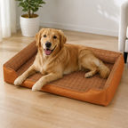 DogBedHouse Bite-Resistant Bamboo-Mat Dog House (Pre-Assembled)