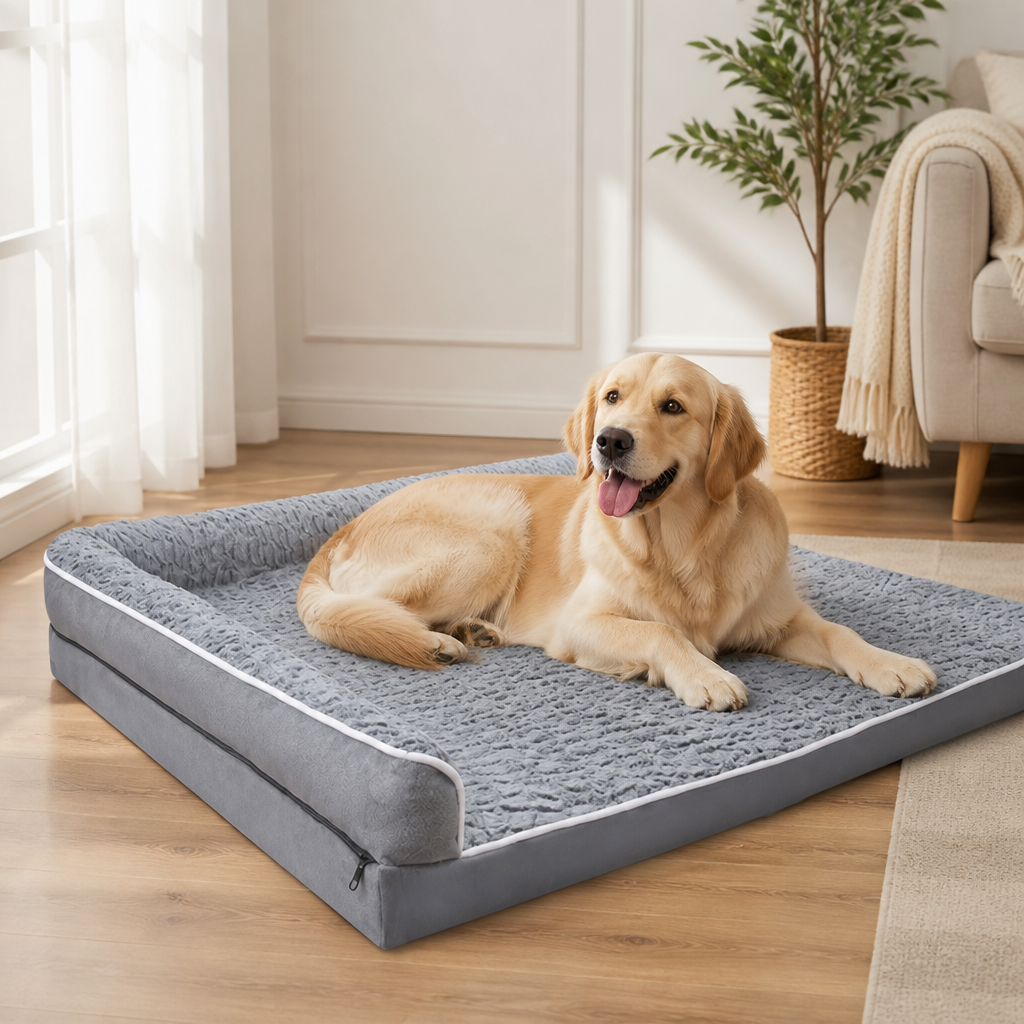 DogBedHouse Non-Slip & Removable Cover Dog Sofa Bed