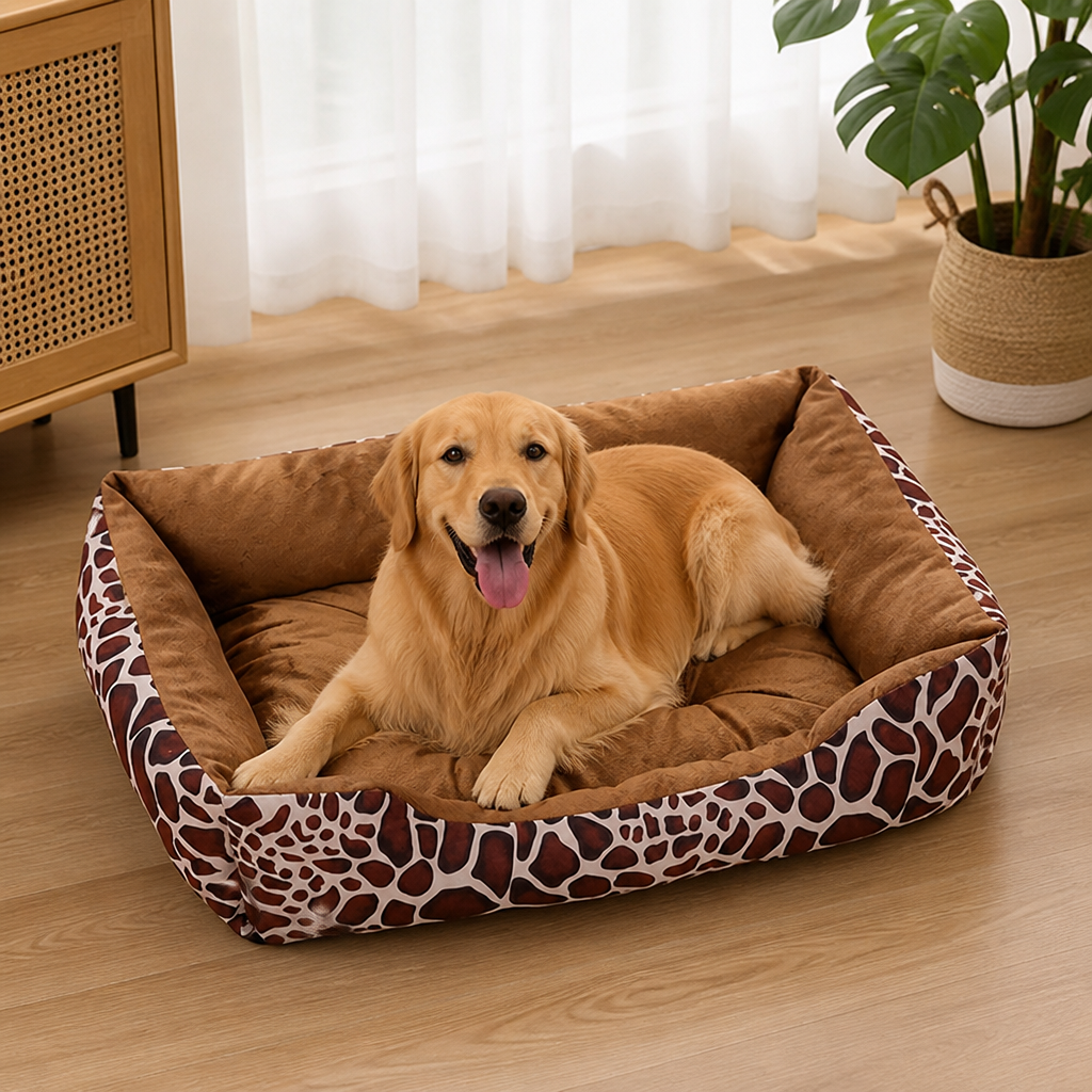 DogBedHouse Plush Polyester Dog Bed (Multiple Sizes)