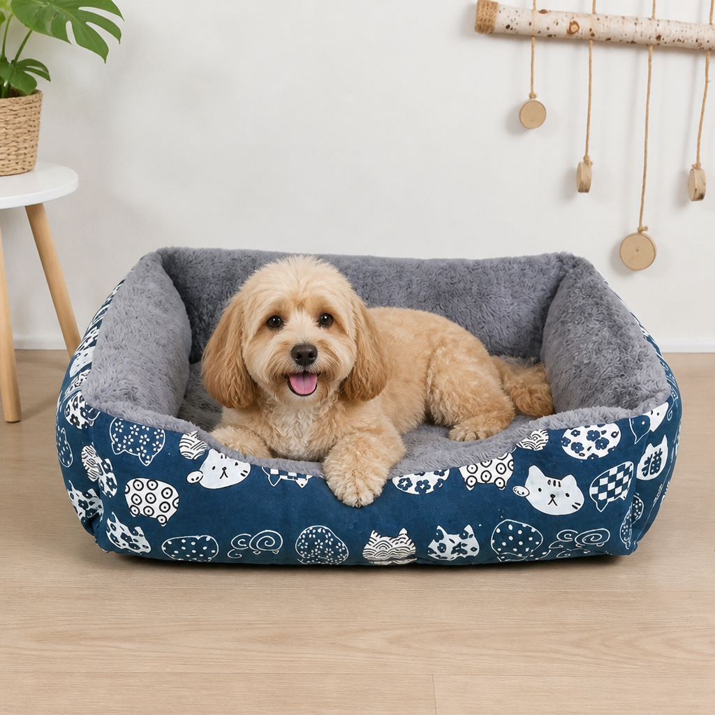 DogBedHouse Ultra-Soft & Easy-Clean Polyester Pet Mattress