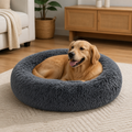 DogBedHouse Calming Plush Donut Dog Bed