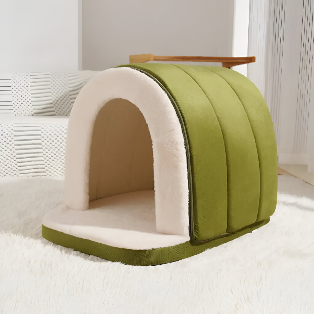 Convertible Pet Nest – 2-in-1 Dog Bed for Anxiety Relief