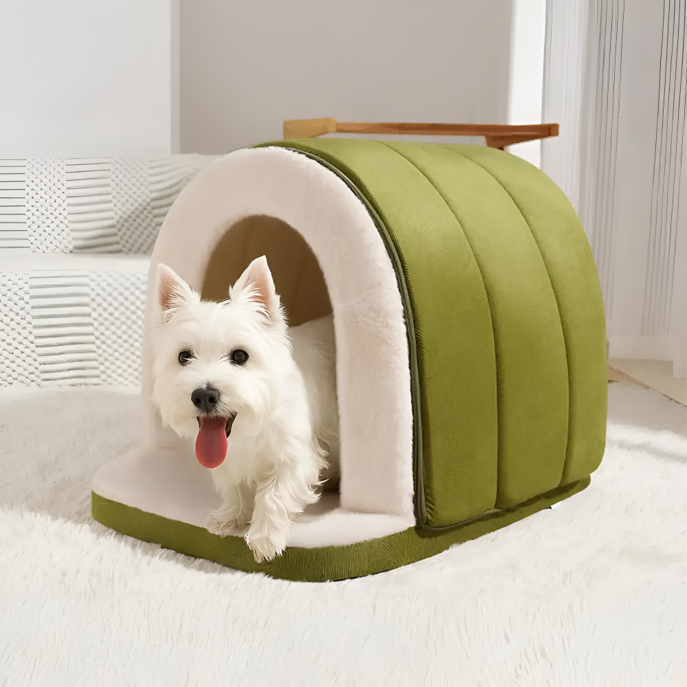 Convertible Pet Nest – 2-in-1 Dog Bed for Anxiety Relief