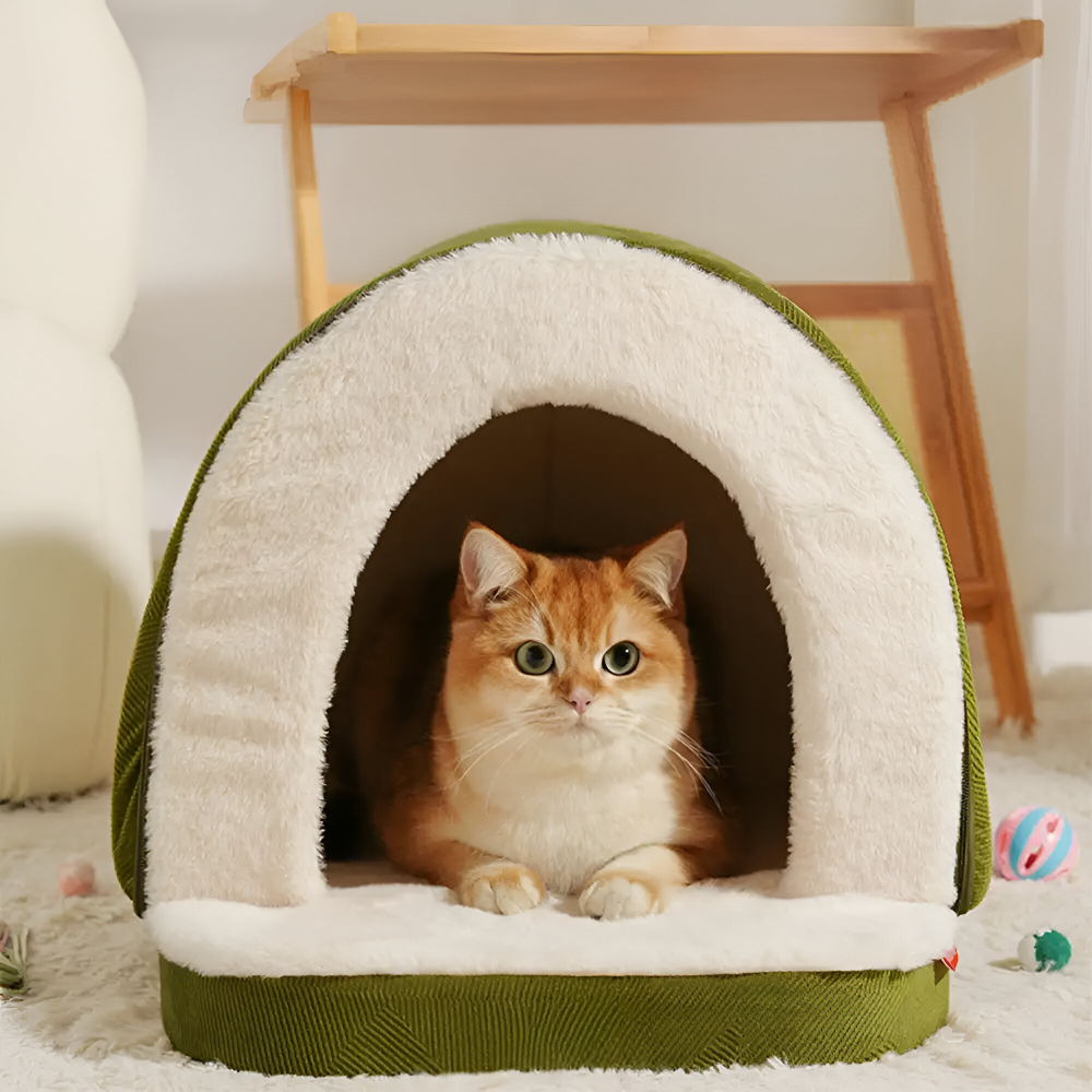 Convertible Pet Nest – 2-in-1 Dog Bed for Anxiety Relief