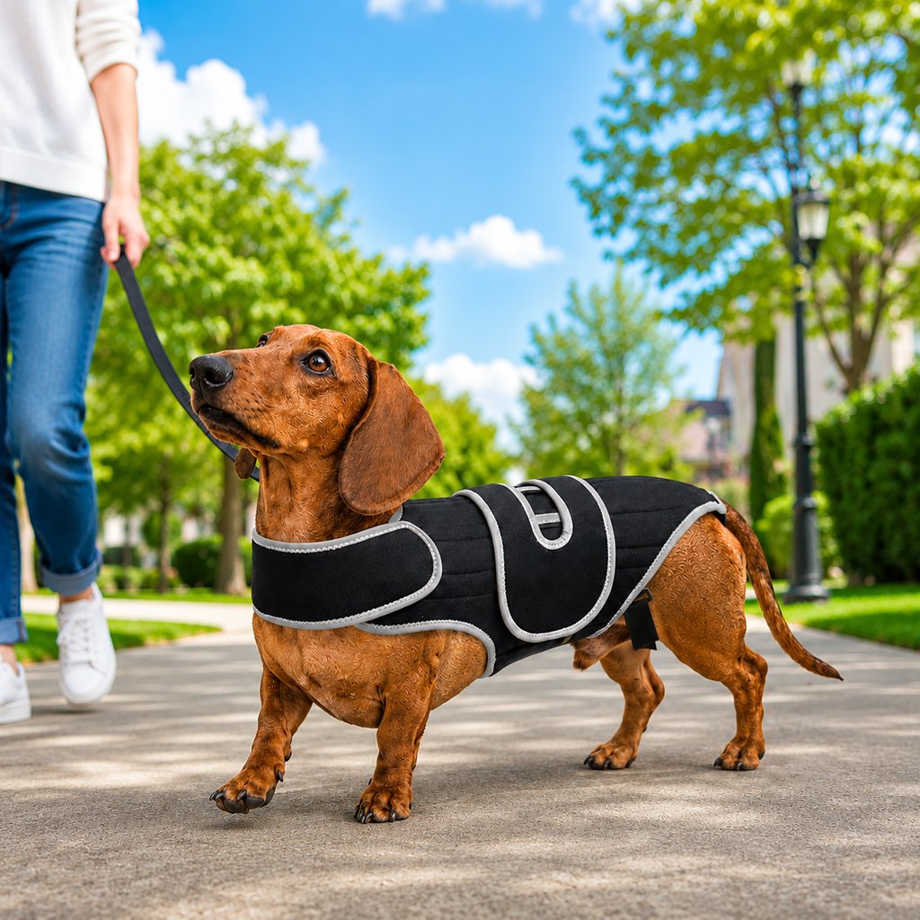 Adjustable Breathable Back Support Vest (Long-Backed Breeds)