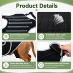 Adjustable Breathable Back Support Vest (Long-Backed Breeds)