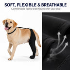 Adjustable Hip-to-Paw Dog Rear Leg Recovery Sleeve (Enclosed Paw Cover)