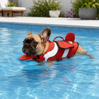 Adjustable Padded Chin Float Dog Life Jacket (Small Breeds)