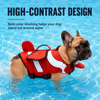 Adjustable Padded Chin Float Dog Life Jacket (Small Breeds)