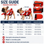 Adjustable Padded Chin Float Dog Life Jacket (Small Breeds)